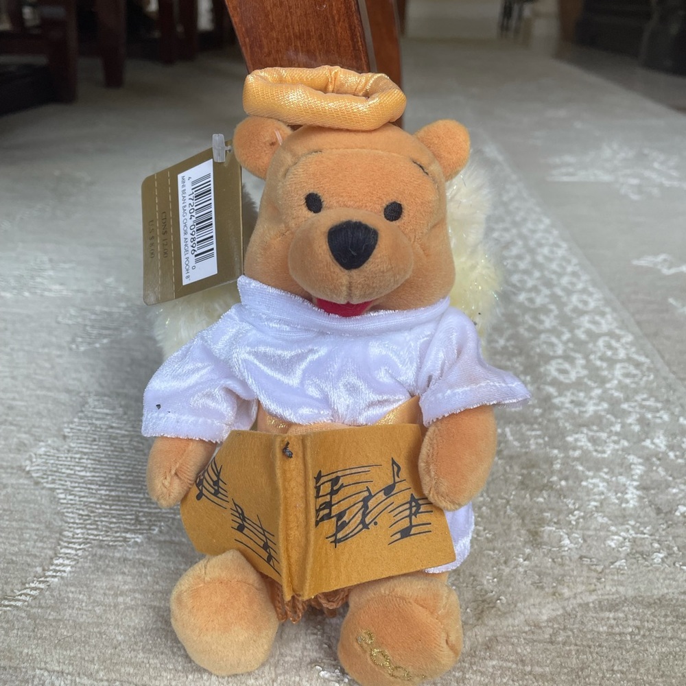 Disney Choir Angel Winnie the Pooh Mini Bean Bag